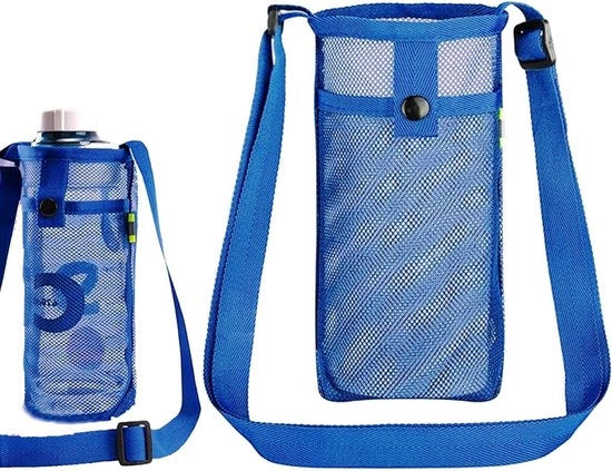 Sacca portatile per acqua con cinturino regolabile per camminate, viaggi e campeggi.