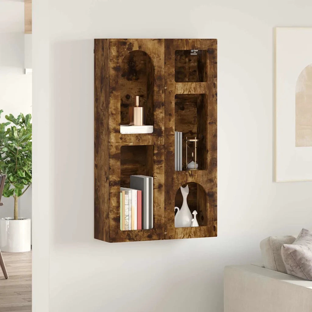 Armadio pensile Rovere fum¨¦ 59 x 20 x 100 cm Legno multistrato CFW1457104