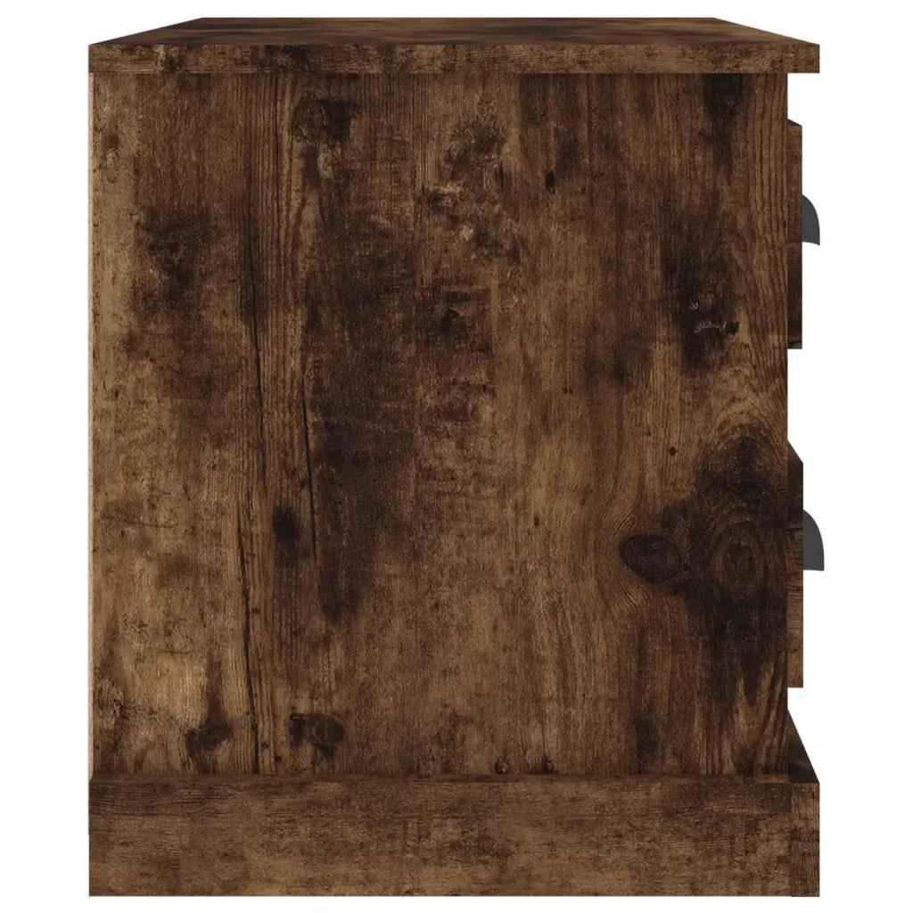 Comodino-Tavolino da notte Rovere Fumo 60x39x45 cm