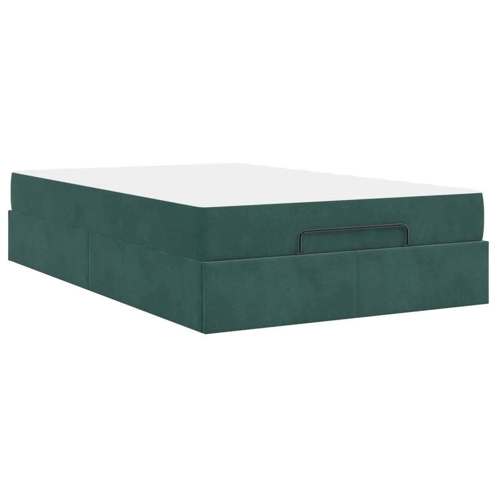 Struttura letto con materasso 2 pcs Verde Velluto 3399549