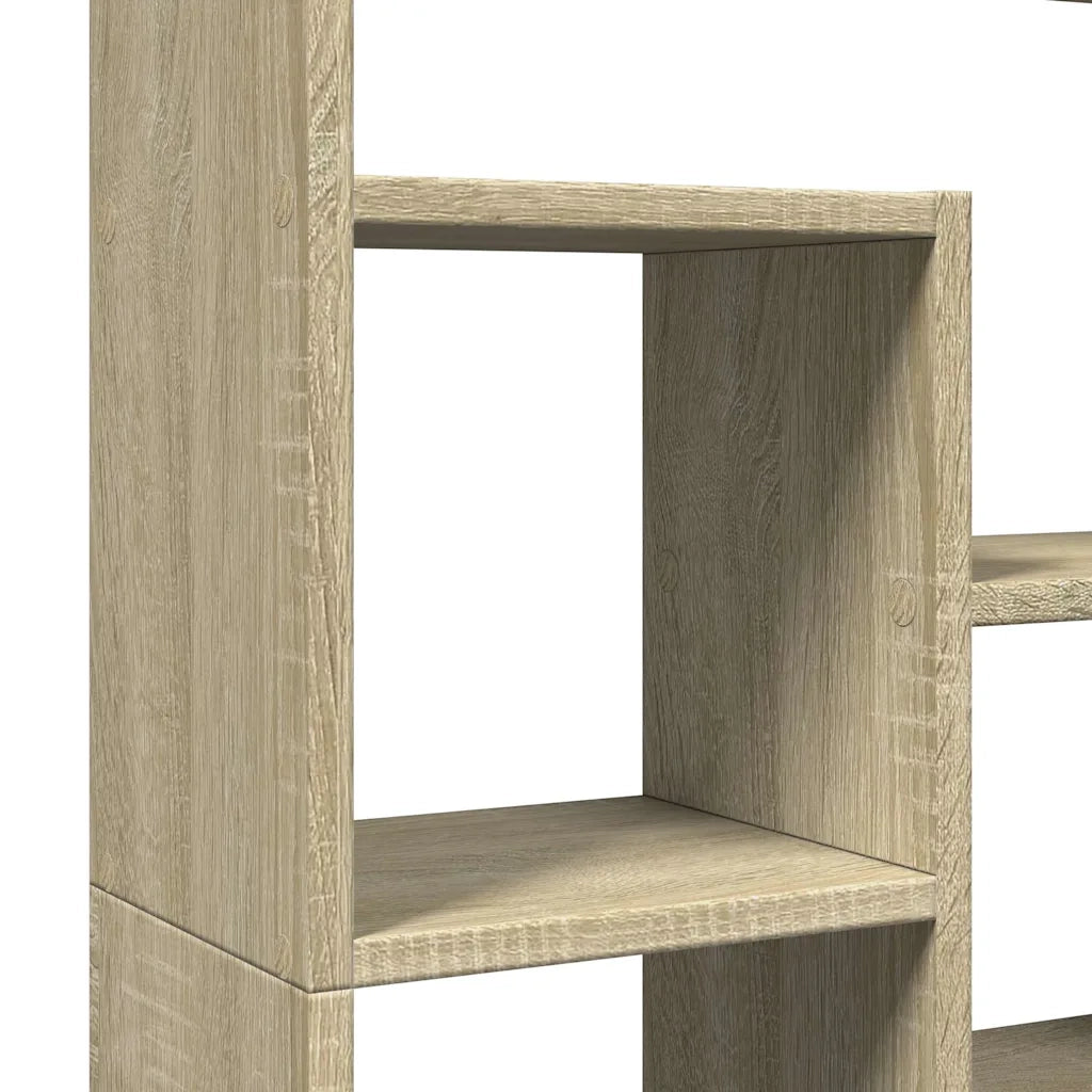 Libreria Rovere Sonoma 72x20x120,5 cm in Truciolato 858158