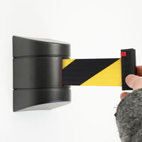 Tendinastro da Parete 5 m con Clip di Chiusura Nastro Giallo/Nero