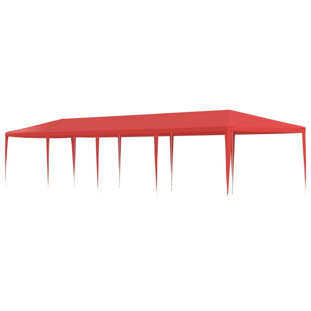 Tenda Party Rosso 1200 x 300 x 255 cm PE e Acciaio 42032992