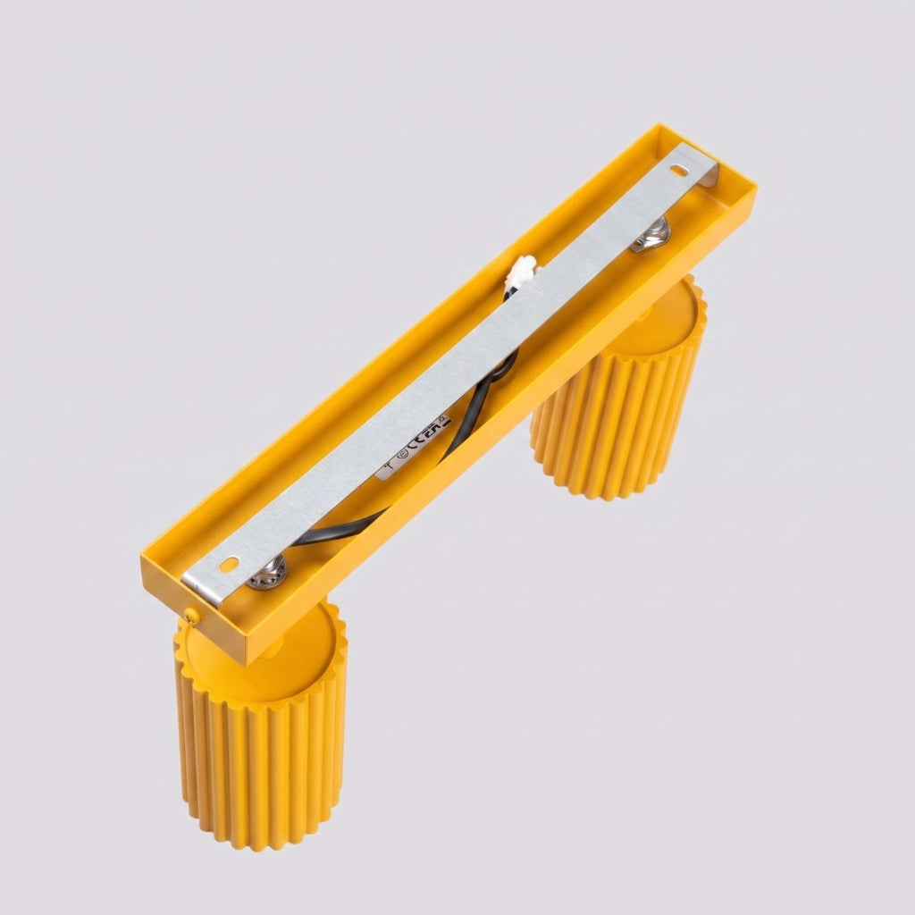 Plafoniera KARBON 2 giallo