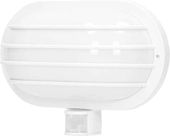 Lampada Esterna Giorno Notte Sensore - Lampada Esterna Senso di Presenza - Lampada Esterna con Timer - Lampada Esterna con Sensore di Movimento - Lampada Esterna da Parete con Sensore - Bianca