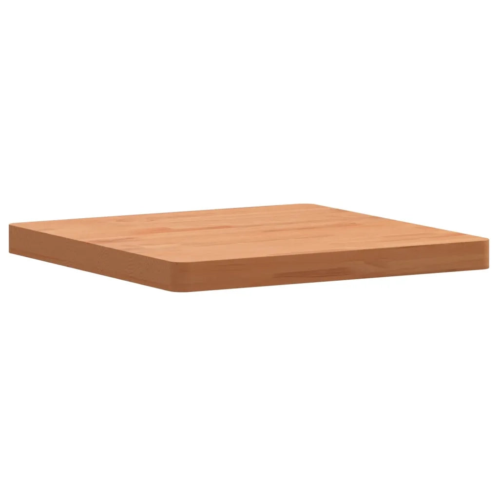 Piano per Tavolo 50x50x4 cm Quadrato Legno Massello di Faggio 355979