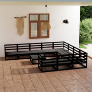 Set Divani da Giardino 11 pz in Legno Massello di Pino 3076003