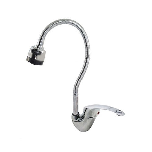 RUBINETTO MISCELATORE CANNA FLESSIBILE DOCCETTA LAVANDINO LAVABO CASA CUCINA