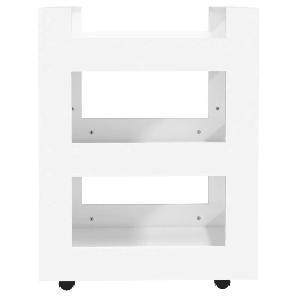 Carrello da Cucina Bianco 60x45x80 cm in Legno Multistrato 816816