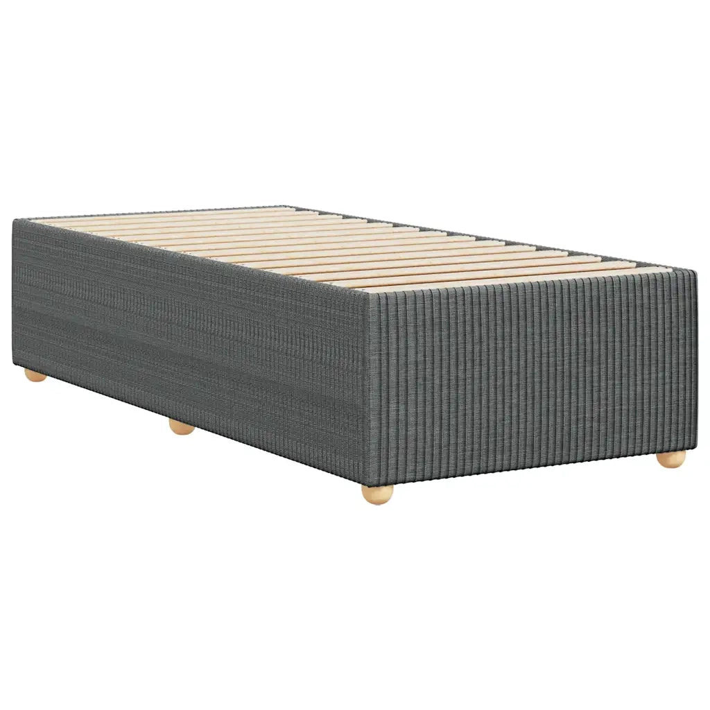 Giroletto senza Materasso Grigio Scuro 80x200 cm Tessuto 3284894