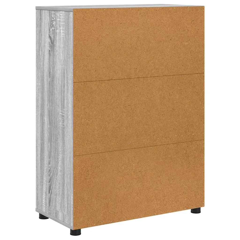 Mobile da Bagno con cassetto Grigio Sonoma 72,5 x 36,5 x 100 cm