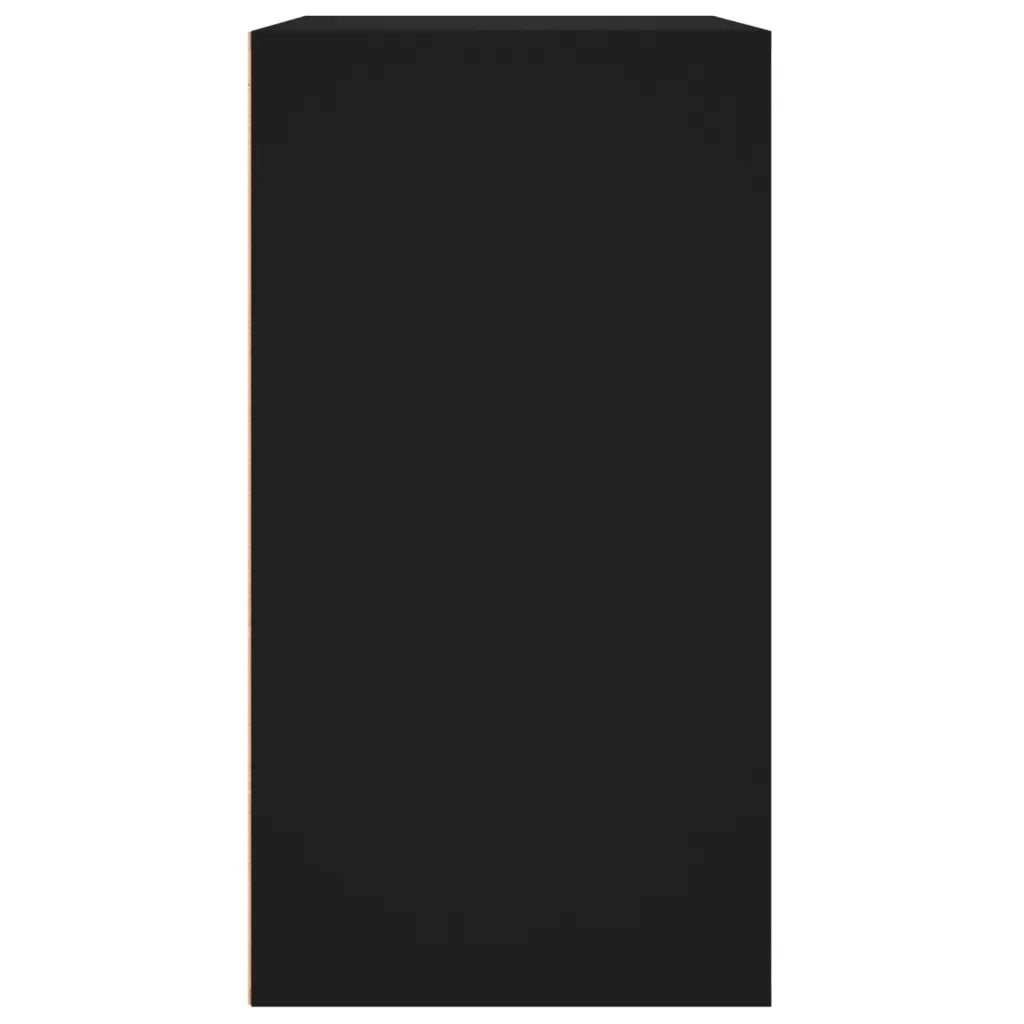Armadietto per Cosmetici Nero 80x40x75 cm in Legno Multistrato 808838