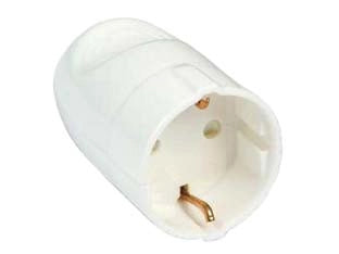 PRESA SCHUKO 2 POLI + TERRA 16A SMONTABILE BIANCA LINEA GARANTI- - bianca 82590-E - 10 pezzi FANTON