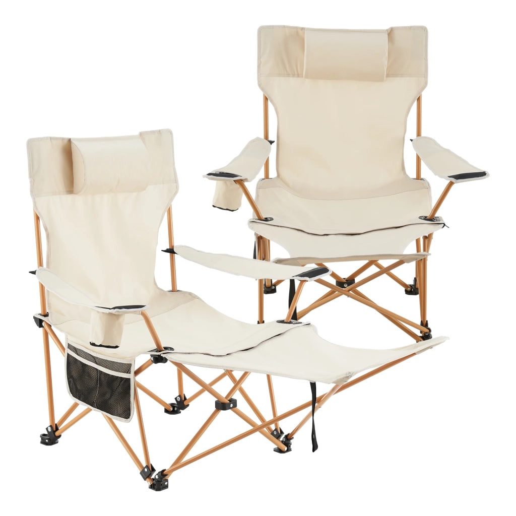 Tavolo effetto legno beige e 2 sedie pieghevoli 03_0010691