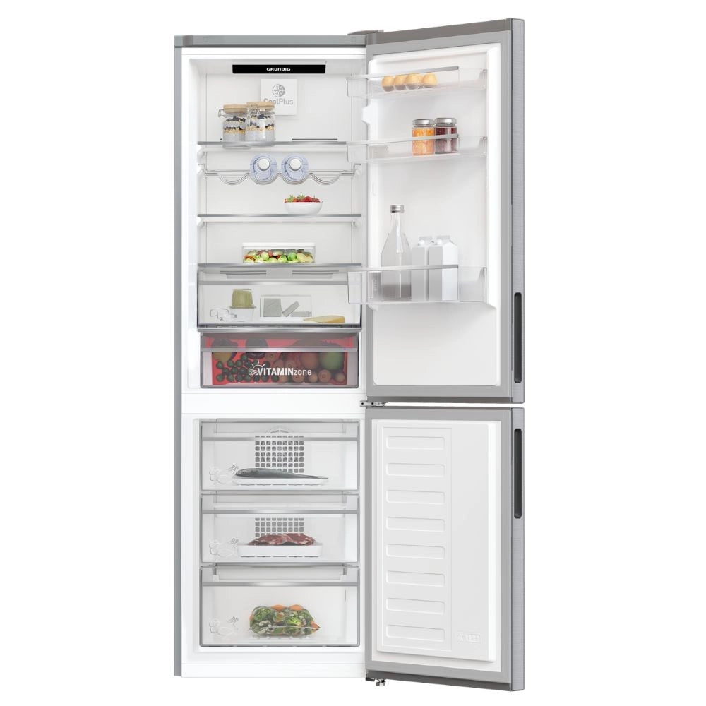 Frigorifero combinato Grundig libera installazione total no frost GKN26840XN INOX classe E