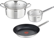 Set di pentole con coperchi 4 deli - duraturo - set di pentole da cucina di lusso - alta qualità - facile da pulire.