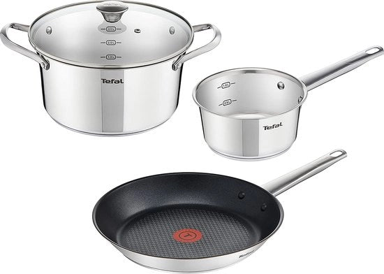 Set di pentole con coperchi 4 deli - duraturo - set di pentole da cucina di lusso - alta qualità - facile da pulire.