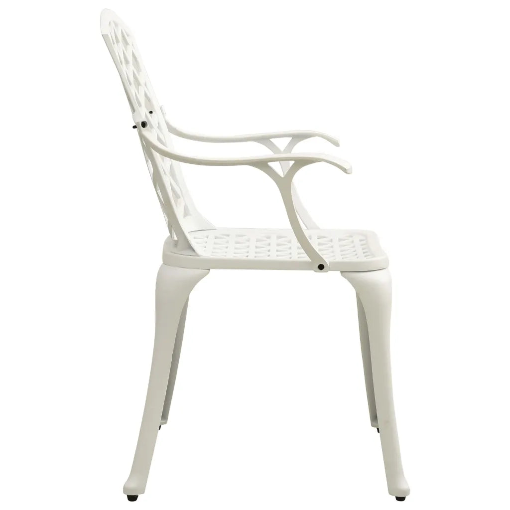 Set da Bistrot 5 pz in Alluminio Pressofuso Bianco cod mxl 35923