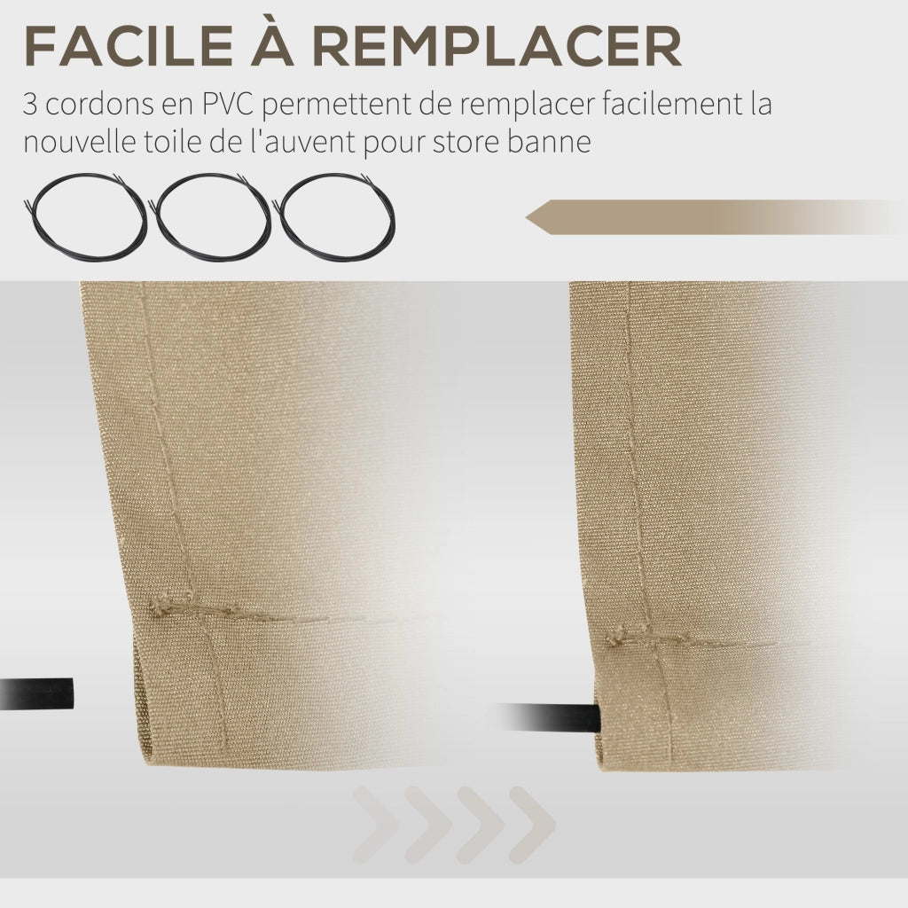 Tenda da sole ¨C zephmum ¨C beige 382x240 cm