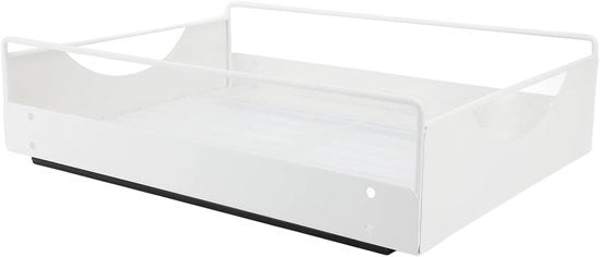 Schiavette Slittanti - Organizzatore di Cassetto Trainabile - Acciaio di Carbonio - Silenzioso e Liscio per Cassetto Bagno (Grande)