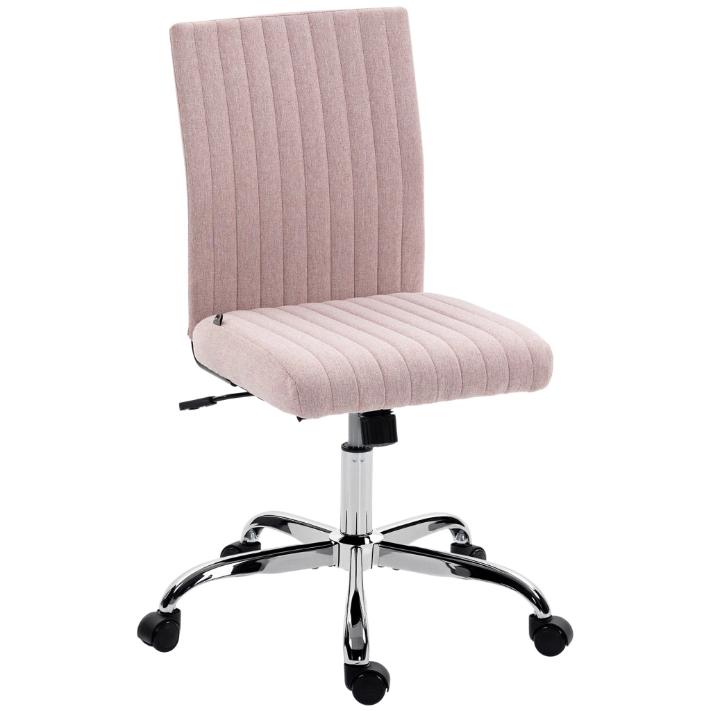 Sedia da ufficio girevole 360¡ã ¨C Xylo ¨C Altezza regolabile, senza braccioli, rosa
