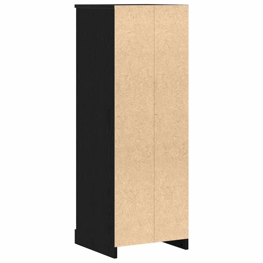 Credenza-Buffet-Armadio da cucina Rovere Nero 36 x 35.5 x 103.5 cm Legno multistrato