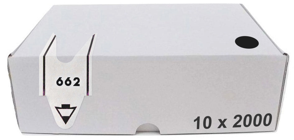Confezione da 20000 Tickets per Distributore a Chiocciola 3 Cifre Visel Neri