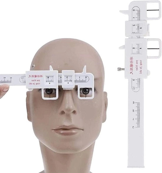 Misuratore di distanza pupillare ottica Vernier con scala lineare di distanza pupillare in plastica - Accessori e attrezzature per l'ottica