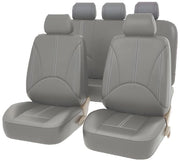 Set di Autostoel Universale 9 pezzi - Impermeabile - Pelle - Respirante - Facile da Installare - Design Elegante - Copertura Autostoel