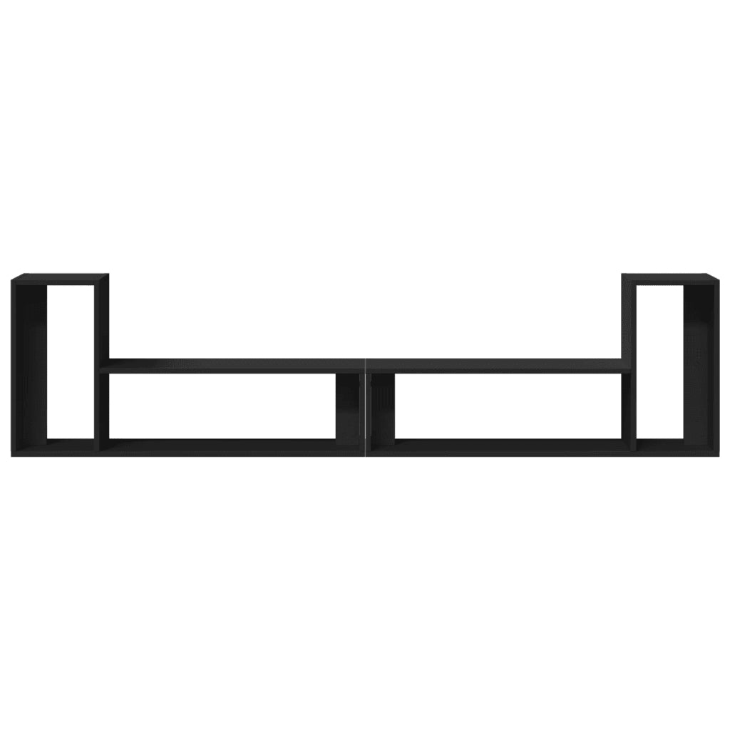Mobili Porta TV 2 pz | Armadietto TV | Mobile Porta TV Neri 100x30x50 cm in Legno Multistrato