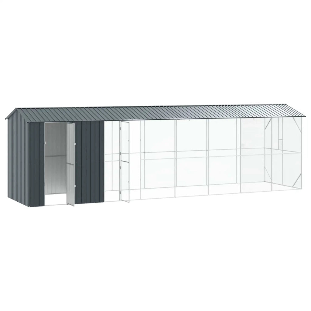 Gabbia per uccelli Antracite 860 x 208 x 247 cm Acciaio zincato 3325155