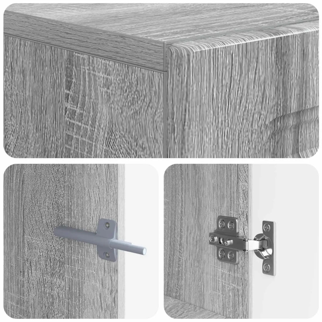 Mobile TV Sonoma grigio Legno ingegnerizzato 897781