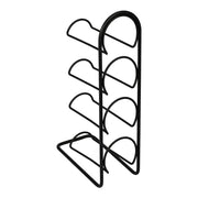 Portabottiglie vino a 4 livelli 43,5 x 11,5 x 21 cm nero 03_0006315