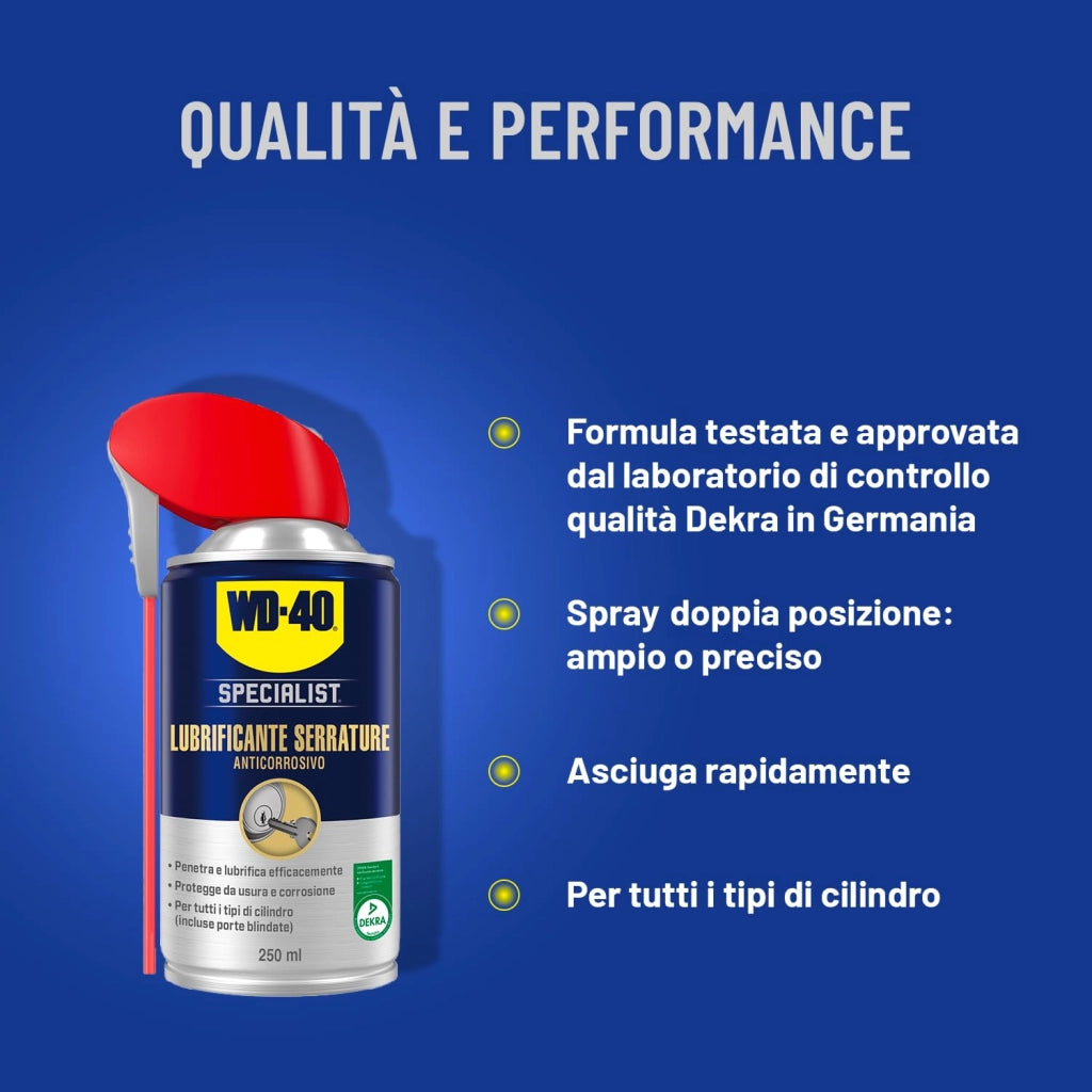 Spray WD 40 Lubrificante per Serrature Ml. 250