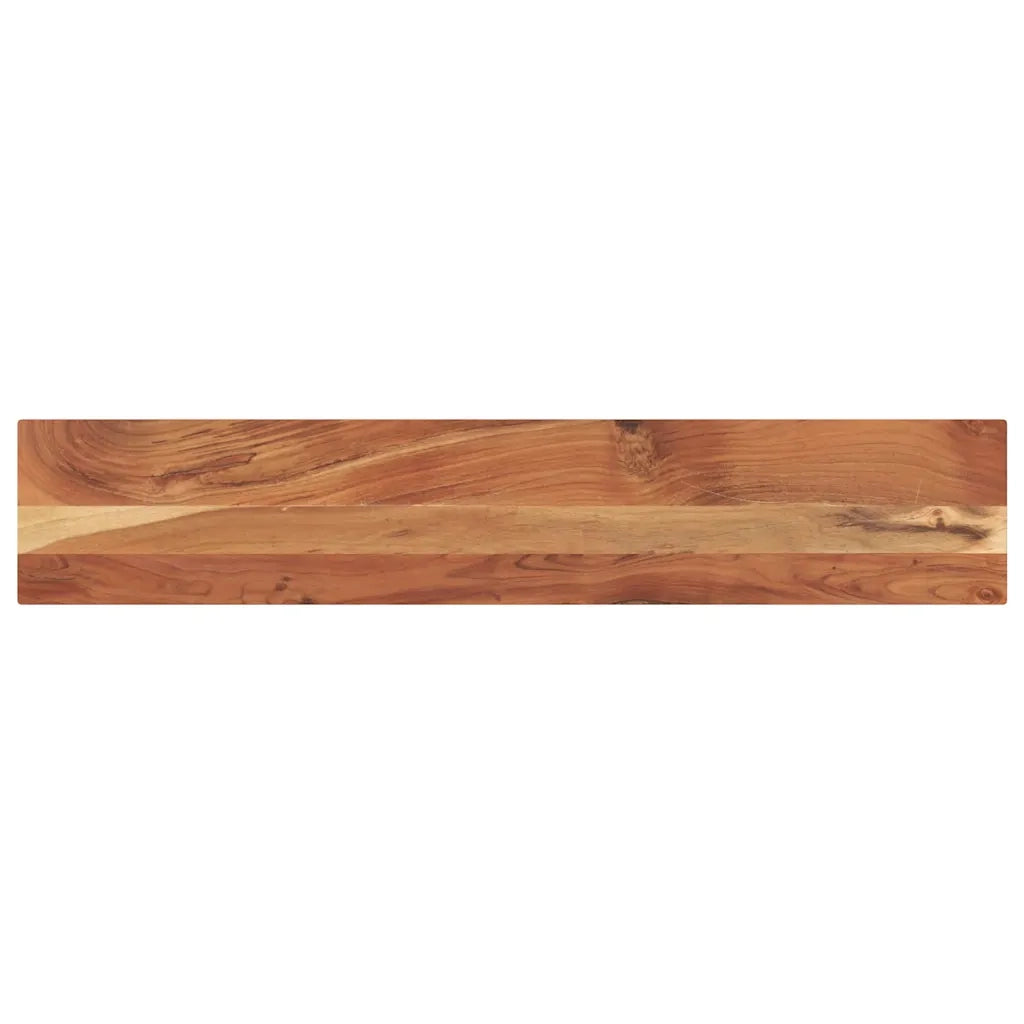 Piano Tavolo 180x20x3,8 cm Rettangolare Legno Massello Acacia