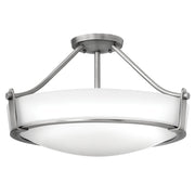 Plafoniera nickel anticato Hathaway 4xE27 60W Hinkley