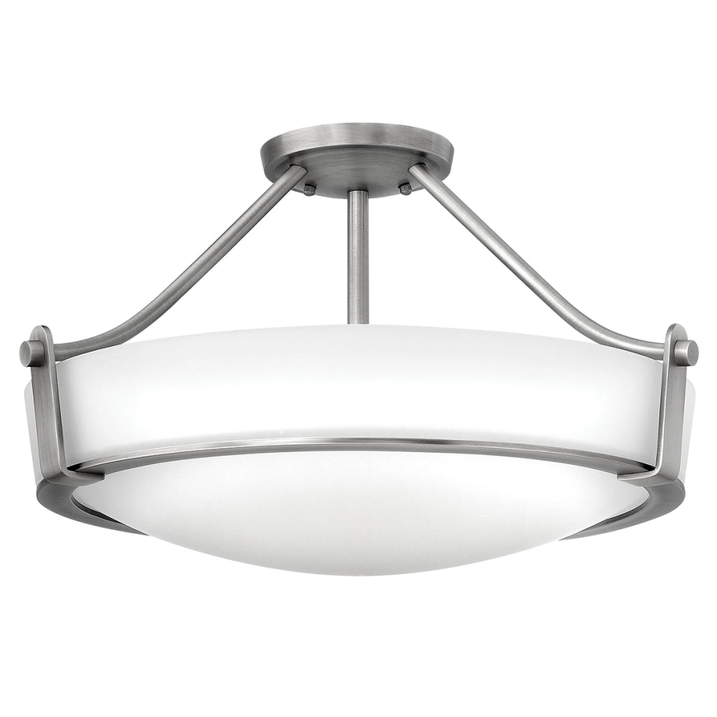 Plafoniera nickel anticato Hathaway 4xE27 60W Hinkley
