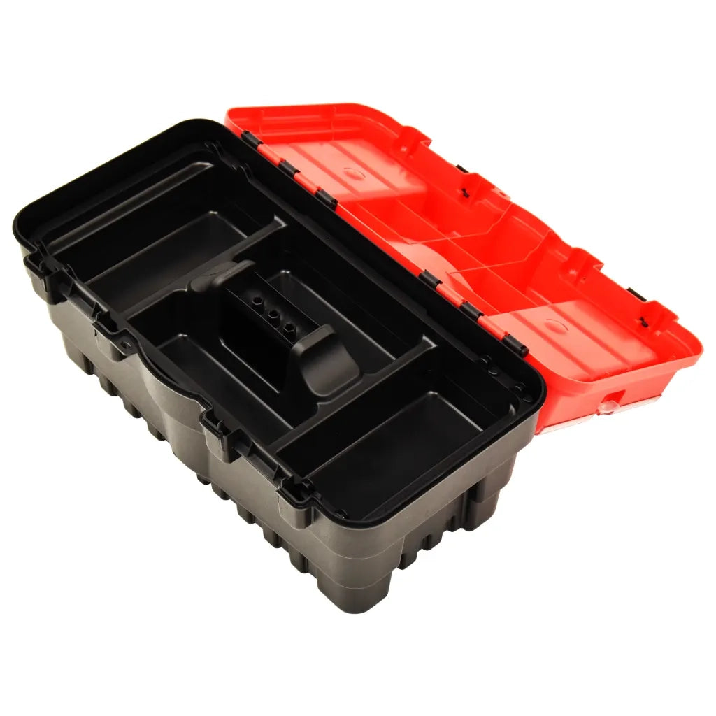 Cassetta degli Attrezzi in Plastica 462x256x242 mm Rossa 146269
