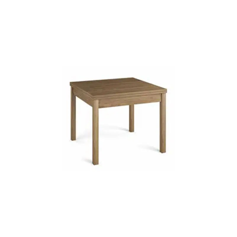 Tavolo da pranzo Noce Naturale apribile a libro in legno nobilitato cm 90x90-180