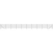 Recinzione da Giardino | Recinzione Metallica Antracite 1,6x25 m in Acciaio Zincato