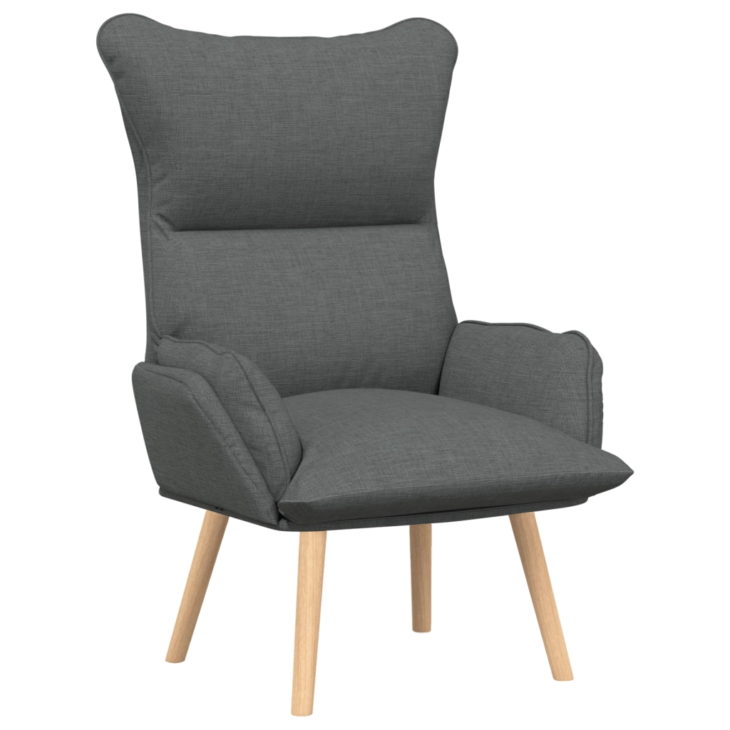 Poltrona Rilassante  in Tessuto Grigio Scuro
