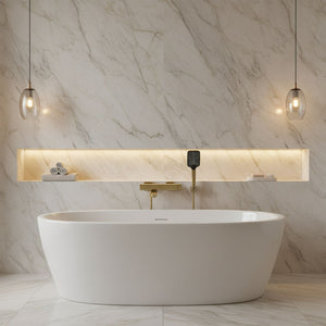 Rubinetto Da Vasca Rea Arlo Gold Brush