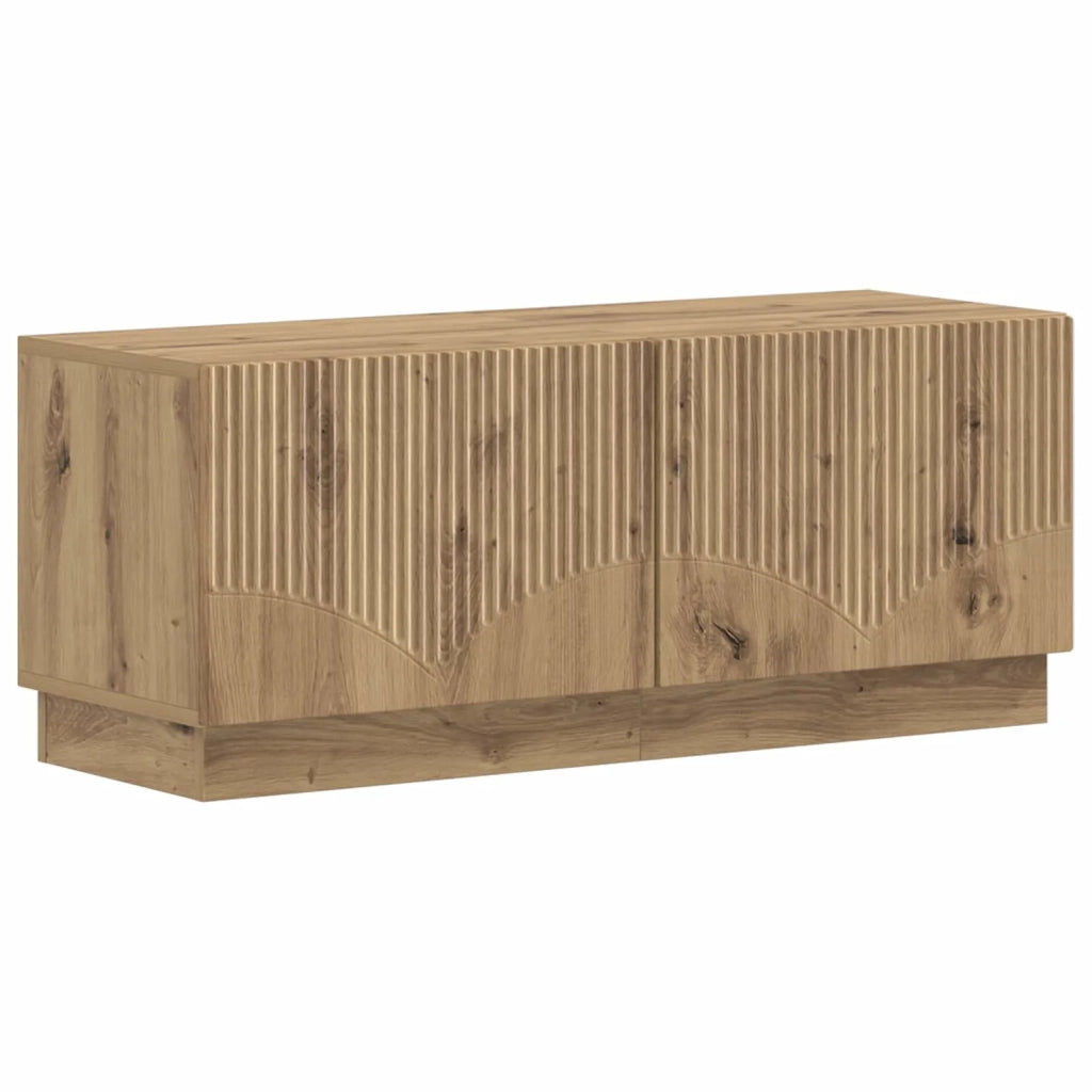 Mobile TV LED a 5 pezzi Rovere Artigianale Legno ingegnerizzato 3416851