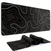 Matrice antiscivolo per ufficio e gaming, 90*40 cm, in gomma naturale, grande dimensione