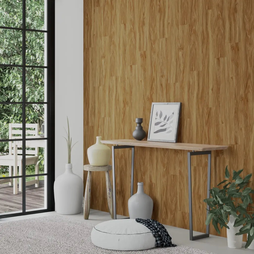 Pannelli da Parete Effetto Legno Marrone PVC 4,12 m2 CFW7785648