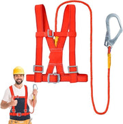 Cinturone di sicurezza per arrampicata in salita e discesa, protezione valle, cinturone di arrampicata per mezza corporatura, per uomo e donna.