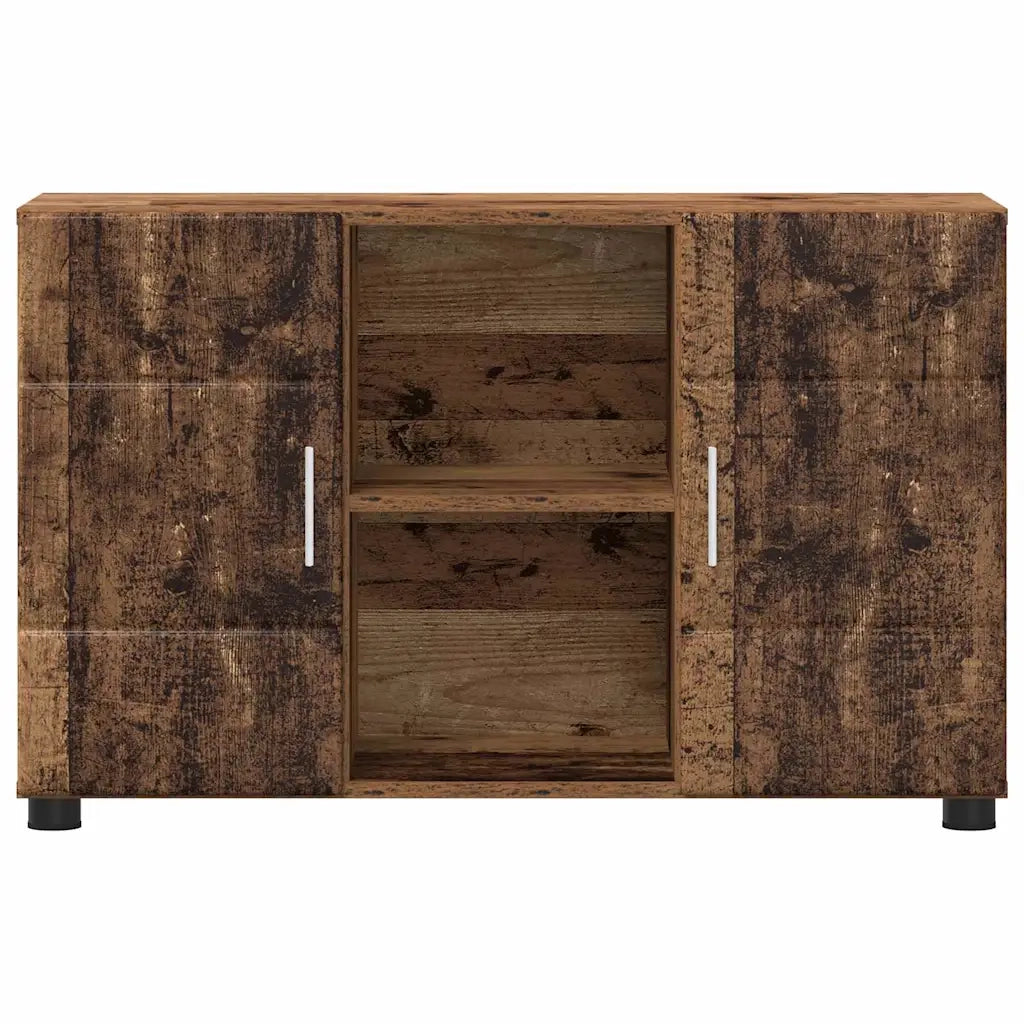 Credenza con porta FLORIN Legno vecchio 88,5 x 30,5 x 55,5 cm 880299