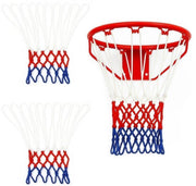 Set di Reti da Basket Professionali - 2 pezzi - Resistenti alle Intemperie - Duraturo - Poliestere di Alta Qualità - 12 Cavi - Reti da Basket con Cordoncino