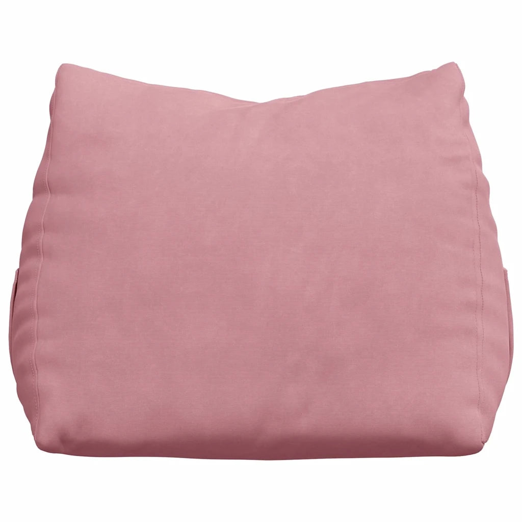 Cuscino per Schiena Rosa 45 x 20 x 35 cm Tessuto in Cords 42015023