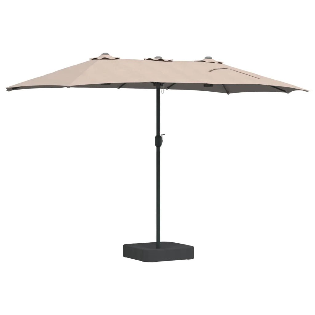 Ombrello da giardino Talpa 385 x 209 x 244 cm Poliestere 42003286